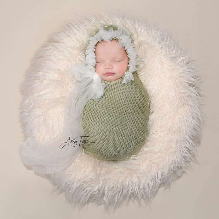 150*50cm Wrap with Matched Hat Set