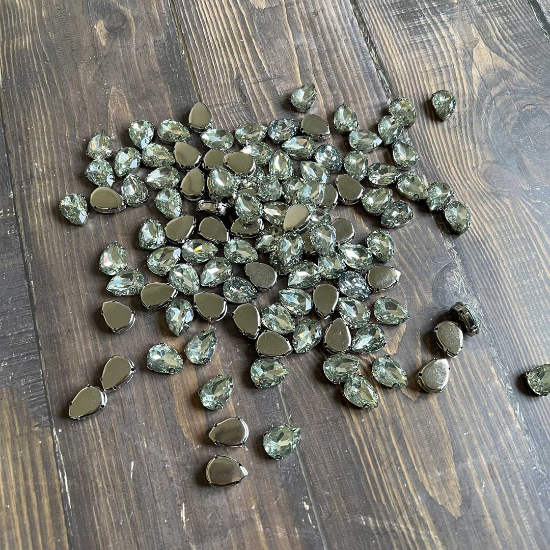 Waterdrop Shaped Embellishment Buttons