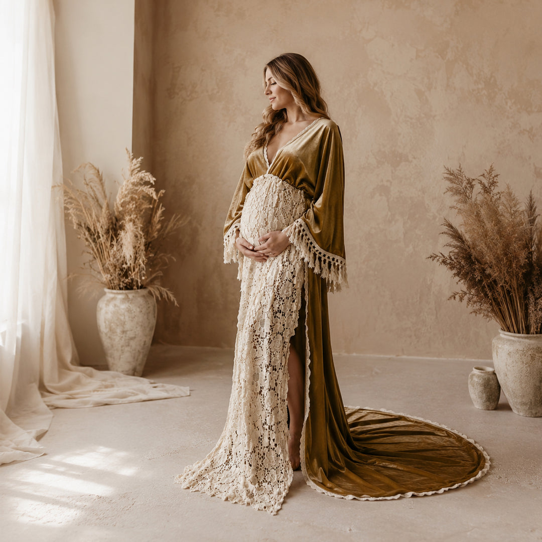 Elsie Velvet Gown