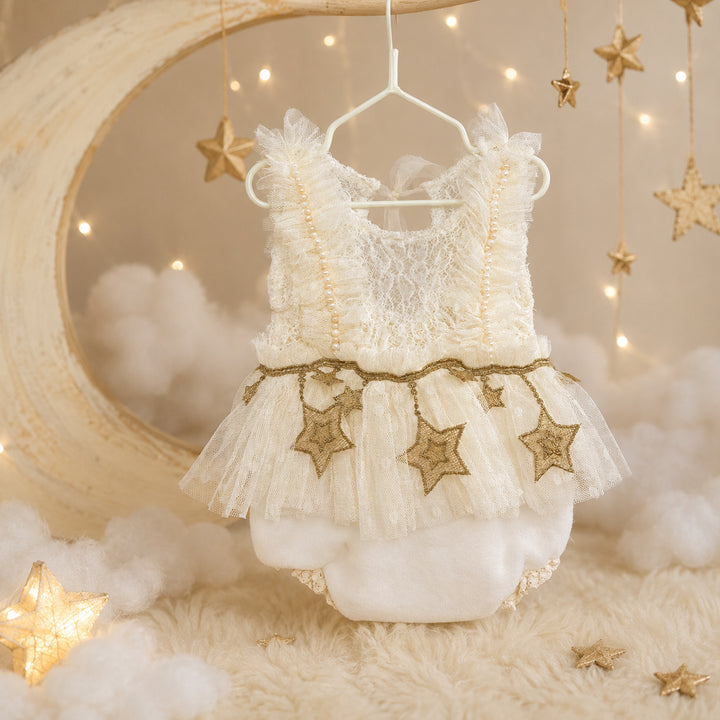 Tulle with Star Newborn Dress