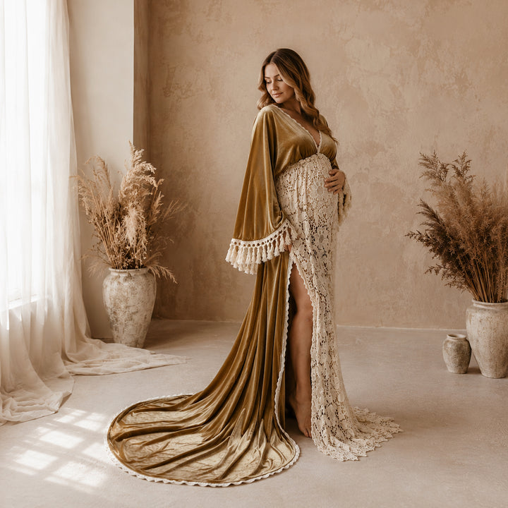 Elsie Velvet Gown
