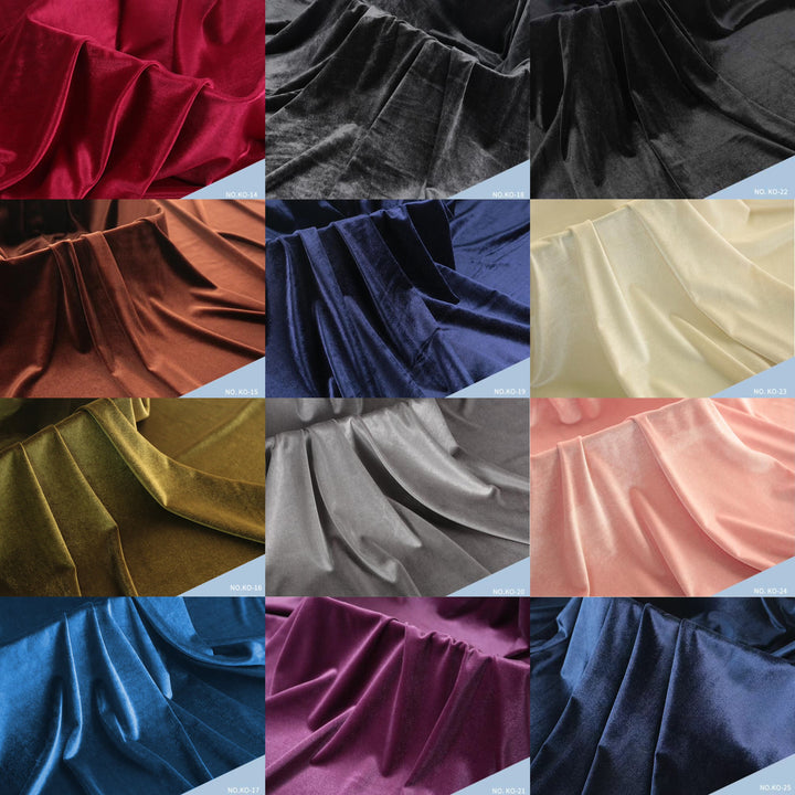 Enid Velvet Split Robe Gown