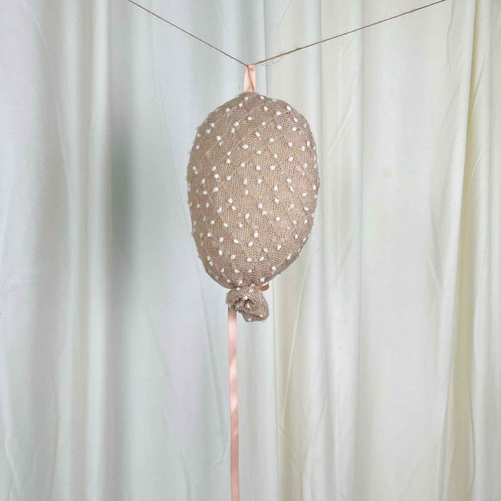 Polka Dot Fabric Balloon Decoration