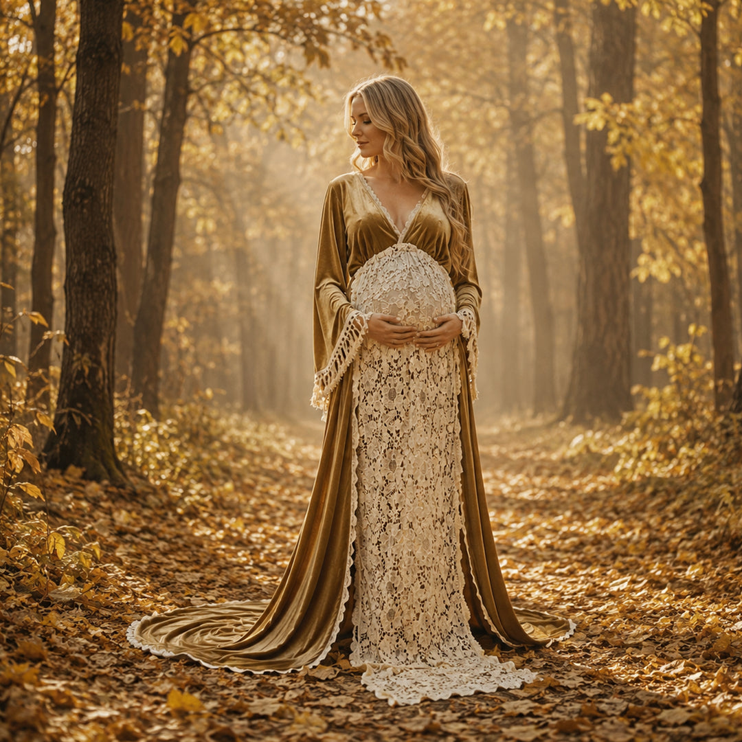 Elsie Velvet Gown