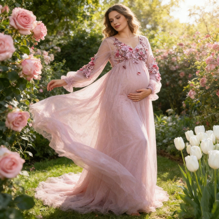 Elma Gown - Don&Judy Newborn&Maternity photography props