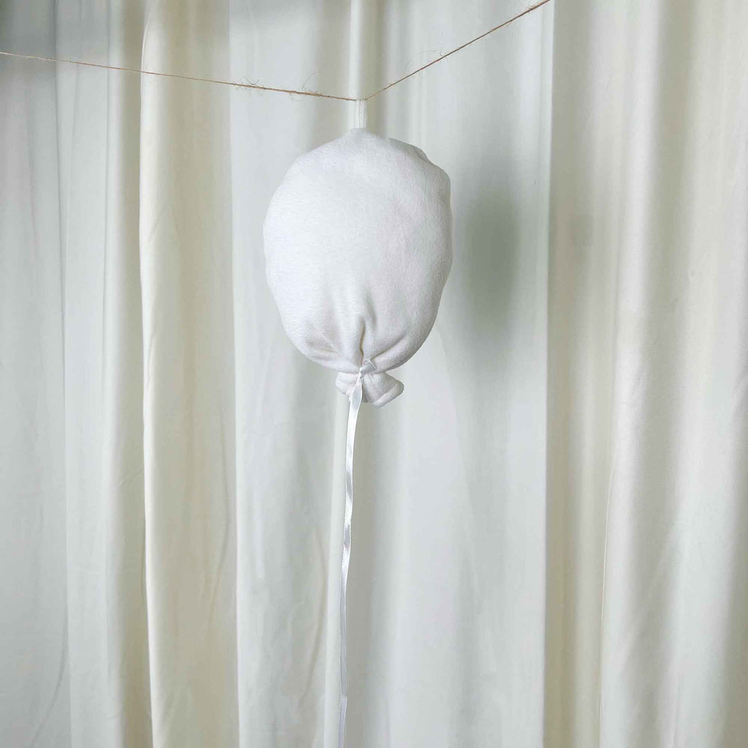 Polka Dot Fabric Balloon Decoration