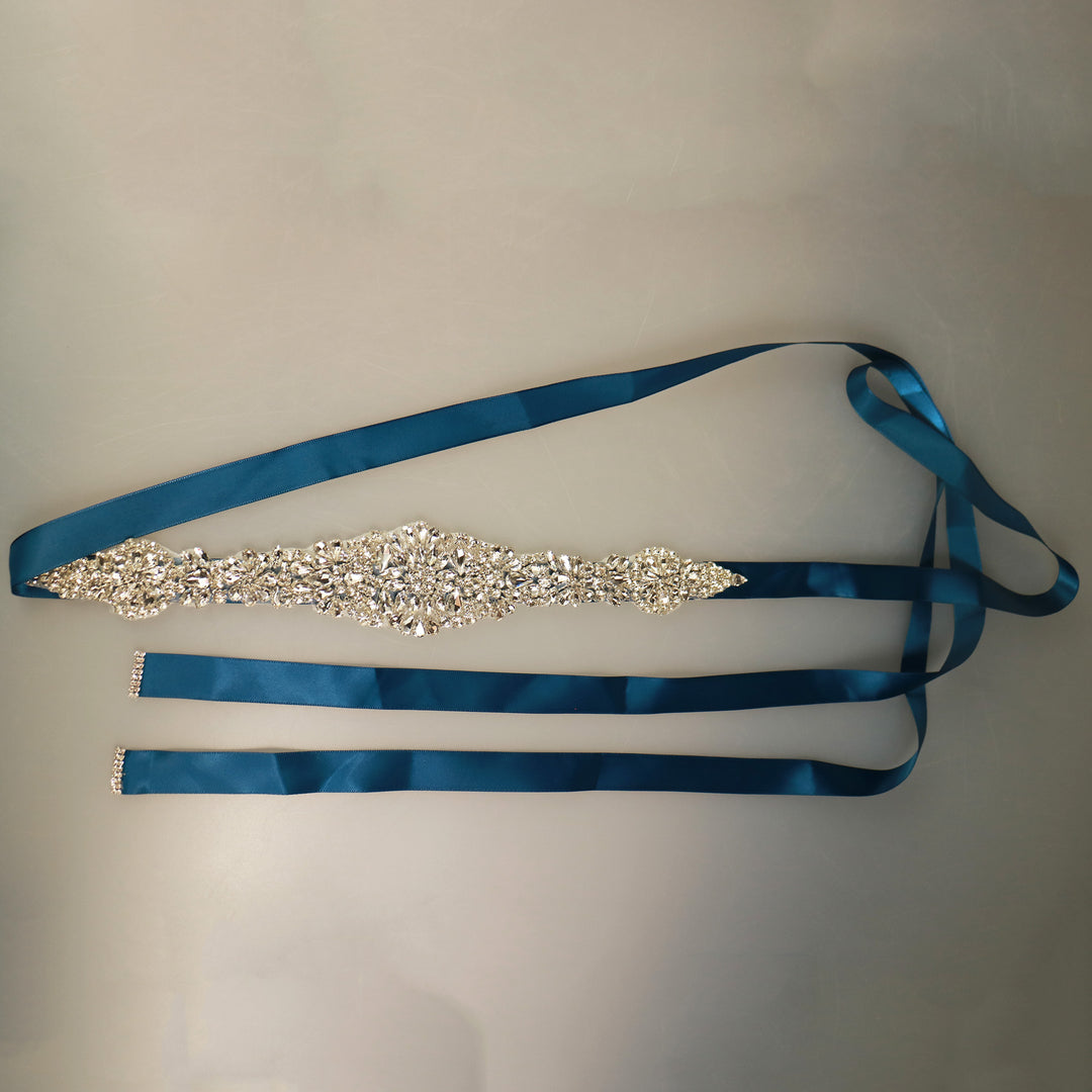 Crystal Rhinestone Maternity Belt for Photoshoot Maternity Photo Dress Accessories 270CM x 2CM - Don&Judy Newborn&Maternity photography props